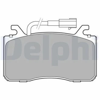 Тормозные колодки, дисковые Delphi LP3435
