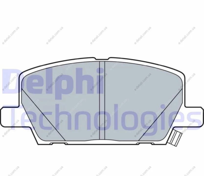 Колодки тормозные (передние) Opel Insignia B 17-/ Mokka 12- (Mando) Q+ Delphi LP3482 (фото 1)