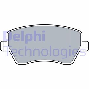 Тормозные колодки, дисковые Delphi LP3550