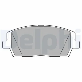 Гальмівні колодки, дискові Delphi LP3552