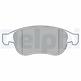 Тормозные колодки, дисковые Delphi LP3588