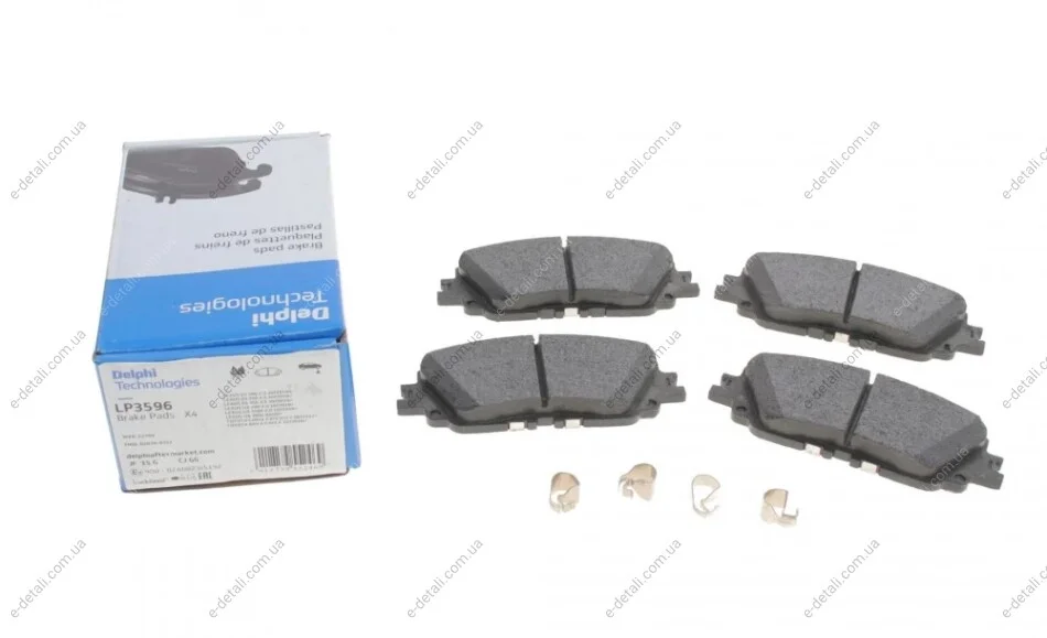 Колодки тормозные (передние) Toyota Camry 17-/Rav4/Lexus ES/UX 18- Delphi LP3596 (фото 1)