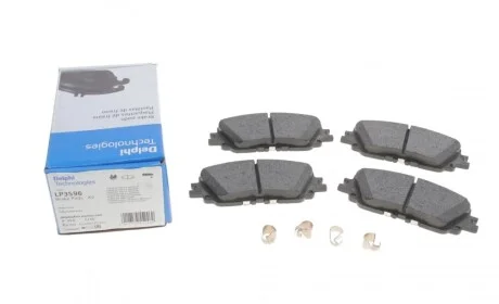 Колодки гальмівні (передні) Toyota Camry 17-/Rav4/Lexus ES/UX 18- Delphi LP3596