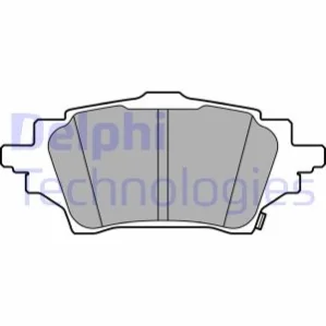 Тормозные колодки, дисковые Delphi LP3608 (фото 1)