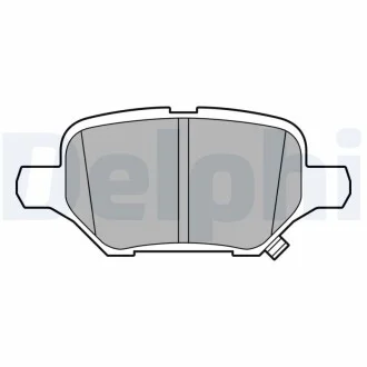 Тормозные колодки, дисковые Delphi LP3611