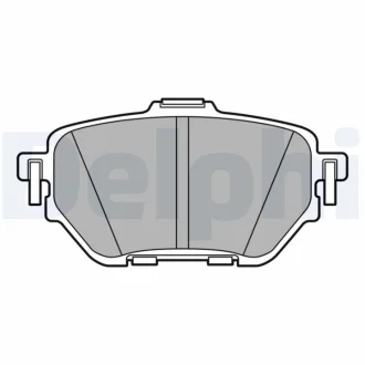 DELPHI TOYOTA Колодки гальмівні задні COROLLA 1.2-2.0H 10.18- Delphi LP3636