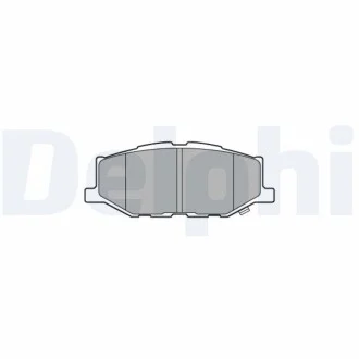 Тормозные колодки, дисковые Delphi LP3637