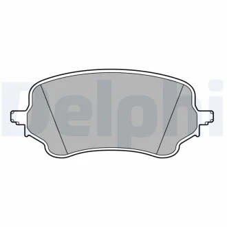 Тормозные колодки, дисковые Delphi LP3648