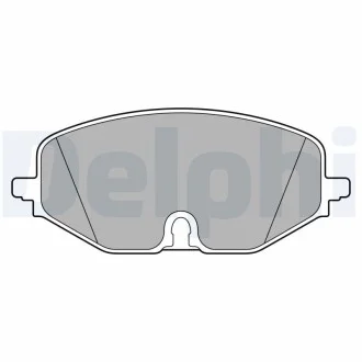 Тормозные колодки, дисковые Delphi LP3663