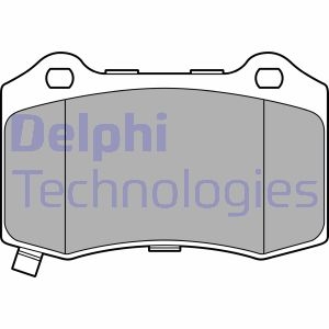 Тормозные колодки, дисковые Delphi LP3676