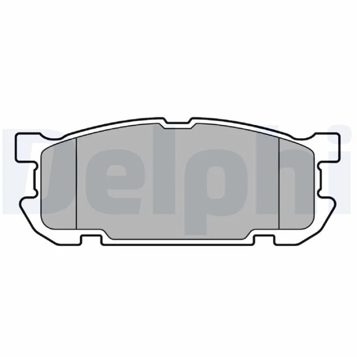 DELPHI MAZDA гальмівні колодки задн. MX-5 II 1.8 98- Delphi LP3690 (фото 1)