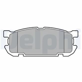 DELPHI MAZDA гальмівні колодки задн. MX-5 II 1.8 98- Delphi LP3690