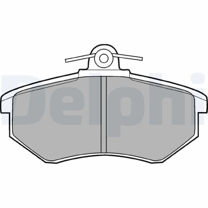 Комплект гальмівних колодок з 4 шт. дисків Delphi LP424 (фото 1)