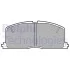 Тормозные колодки дисковые TOYOTA Celica/Corolla/Corona/Camri/Starlet \'\'F\'\'83-03 Delphi LP460 (фото 1)