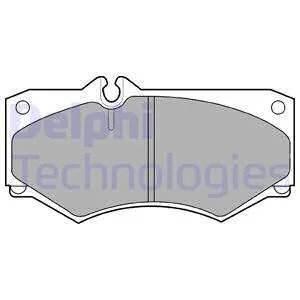 DELPHI DB гальмівні колодки перед. W463207-508,VW LT 40, 45 Delphi LP468