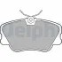 Тормозные колодки дисковые MERCEDES 190(W201)/200(W124)E(W124) "F "84-95 Delphi LP499 (фото 1)