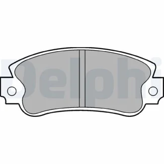 Гальмівні колодки, дискові Delphi LP509
