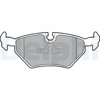 Тормозные колодки дисковые BMW 5(E34)/7(E28) "R "88-96 Delphi LP555