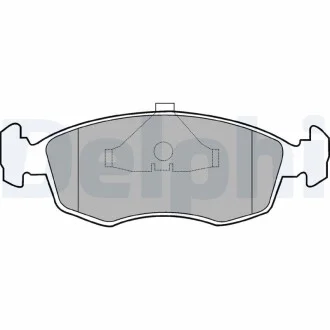 Гальмівні колодки, дискові Delphi LP587