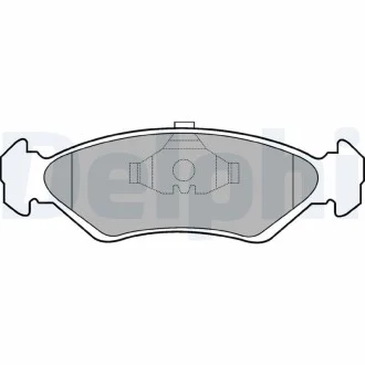 Гальмівні колодки, дискові Delphi LP591