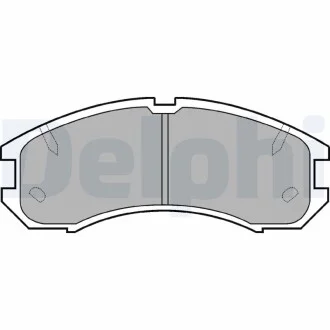 Комплект гальмівних колодок з 4 шт. дисків Delphi LP595