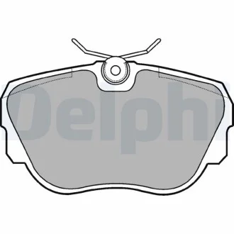 Тормозные колодки дисковые BMW 3(E30) "F "88-94 Delphi LP596