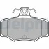 Тормозные колодки дисковые NISSAN Almera/Primera "R "90-06 Delphi LP617 (фото 1)