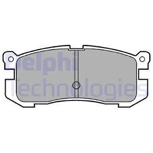 DELPHI MAZDA гальмівні колодки задн. 626 87- Delphi LP624