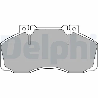 DELPHI DB гальмівні колодки передн.609-811D передн./задн. Vario Delphi LP662