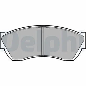 Тормозные колодки дисковые SUBARU/SUZUKI Justy/Alto "93>> Delphi LP676