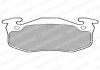 Гальмівні колодки дискові CITROEN/PEUGEOT/RENAULT Xsara/106/206/306/Megane/Clio \'\'F \'\'83-07 Delphi LP699 (фото 1)