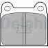Комплект гальмівних колодок з 4 шт. дисків Delphi LP76 (фото 1)