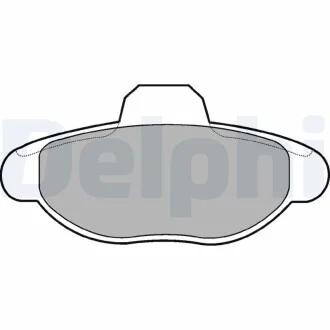 DELPHI FIAT гальмівні колодки передн. Punto 99- Delphi LP771