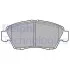 Тормозные колодки дисковые HONDA Civic 97-01 Delphi LP809 (фото 1)