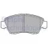 Тормозные колодки дисковые HONDA Civic 97-01 Delphi LP809 (фото 2)