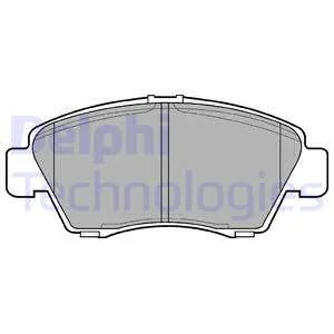 Тормозные колодки дисковые HONDA Civic 97-01 Delphi LP809