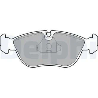 Гальмівні колодки, дискові Delphi LP839