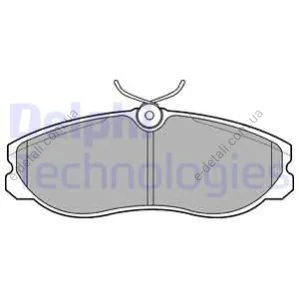 Гальмівні колодки дискові FORD/NISSAN Maverick/Serena/Terrano II/Vanette "F Delphi LP847 (фото 1)