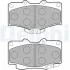 Гальмівні колодки дискові TOYOTA Hilux/Land Cruiser "F "89-05 Delphi LP854 (фото 1)