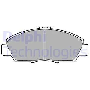 DELPHI HONDA колодки гальмівні передн.Accord 2.0,2. 90-5/93,1.8I 5/93- Delphi LP869