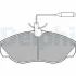 Тормозные колодки дисковые CITROEN/PEUGEOT/FIAT Jumper/Relay/Boxer/Ducato "F "94-06 Delphi LP877 (фото 1)