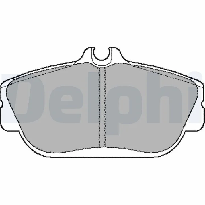 DELPHI FORD гальмівні колодки дискові Taurus 96- Delphi LP887 (фото 1)