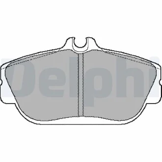 Гальмівні колодки, дискові Delphi LP887