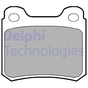 Гальмівні колодки дискові MERCEDES 190(W201)/C(W202)/E(W124) "R "84-00 Delphi LP915