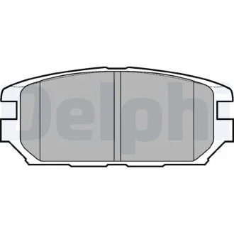 Гальмівні колодки, дискові Delphi LP921