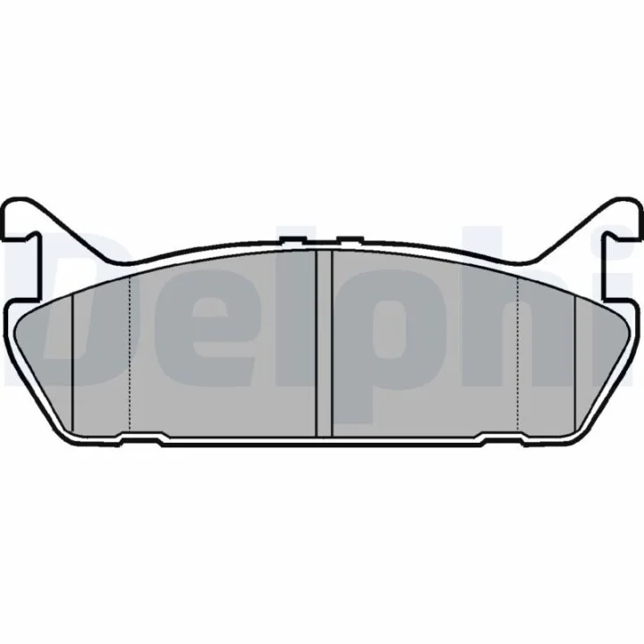 Гальмівні колодки дискові SUZUKI/DAIHATSU/MAZDA Baleno/Applause/MX5/323/RX7 "F "89-02 Delphi LP931 (фото 1)
