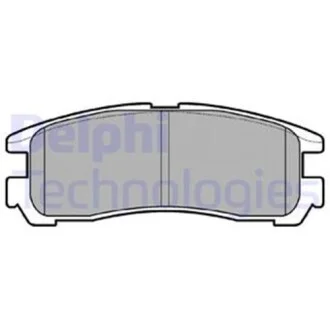 Тормозные колодки дисковые MITSUBISHI Sigma/Space/Galant/Pajero "R "91-07 Delphi LP955