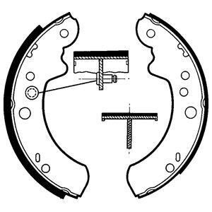Гальмівні колодки, барабанні Delphi LS1313