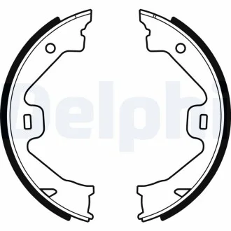 DELPHI ROVER гальм. колодки задн. 75 2.0 CDTi 03-05 Delphi LS1930