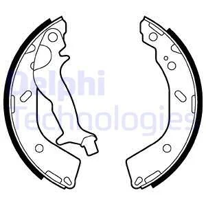 Тормозные колодки, барабанные Delphi LS2027